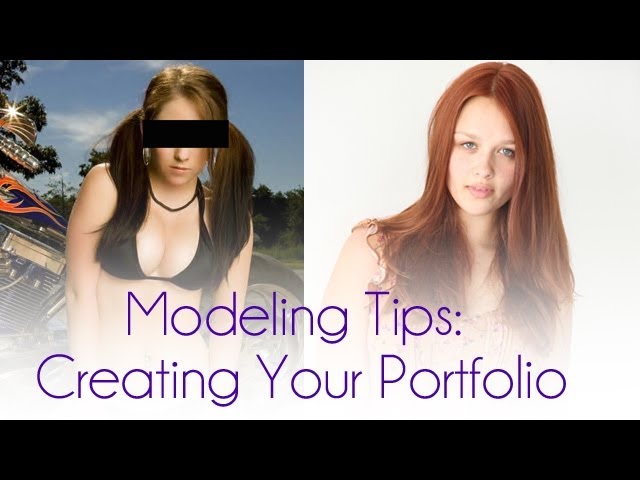 how to create modelling portfolio
