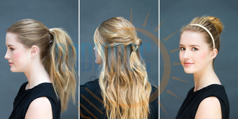 6 Hairstyles You can do in just 10 seconds